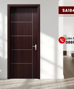 Cửa Composite chỉ trang trí SA104 M19 bền đẹp, chống mối mọt