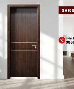 Cửa Composite SA105 M29 Chỉ Trang Trí, Tôn Nét Đẹp Không Gian