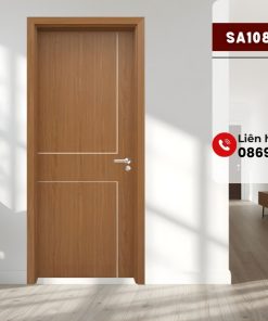 Cửa Composite SA108-M16 | Chỉ trang trí hiện đại, sang trọng