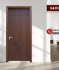 Cửa composite cánh trơn SA111 - M28 cao cấp, sang trọng, bền bỉ
