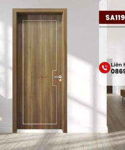 Cửa Composite SA119-M22 Chỉ Trang Trí Hiện Đại, Bền Đẹp