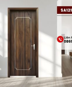 Cửa Composite Cao Cấp SA121 M33, Chỉ Trang Trí Hiện Đại