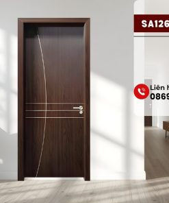 Cửa Composite Cao Cấp Chỉ Trang Trí, Mã SP SA126 M29 Đẹp