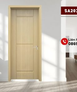 Cửa composite huỳnh âm CNC, mã SA203 M12 – Thiết kế hiện đại