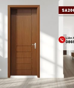 Cửa Composite Huỳnh Âm CNC SA206 M16 - Thiết Kế Hiện Đại Sang Trọng