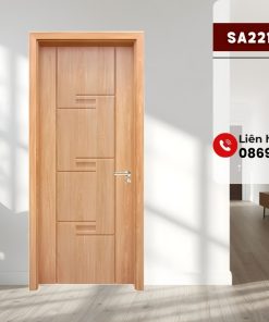 Cửa Composite Huỳnh Âm CNC Cao Cấp - Mã SA221 M13, Thiết Kế Hiện Đại