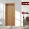 Cửa gỗ nhựa composite huỳnh âm CNC SA229 M32 hiện đại