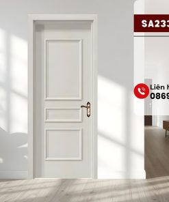 Cửa Composite Tân Cổ Điển SA233 Phào Chỉ Nổi Cao Cấp