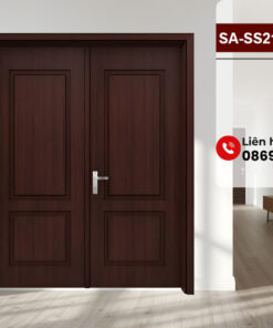 Cửa composite 2 cánh SA-SS212 - M19 bền đẹp, chống nước