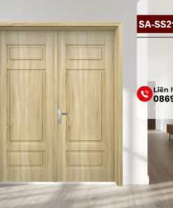 Cửa Composite 2 cánh SA-SS215 M30 - Bền, Đẹp, Hiện Đại