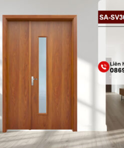 Cửa Composite 2 Cánh SA-SV302 M18 – Bền Đẹp, Hiện Đại