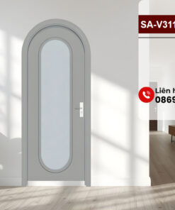 Cửa Composite Vòm SA-V311E M42 Cao Cấp, Chống Nước, Bền Đẹp