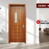 Cửa Composite SA304-M18: Ô Kính & Cửa Chớp Hiện Đại