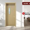 Cửa Composite SA305 M12 với ô kính & ô chớp tinh tế, bền đẹp