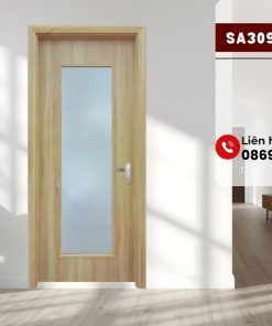 Cửa Composite SA309-M30 Kèm Ô Kính Và Ô Cửa Chớp